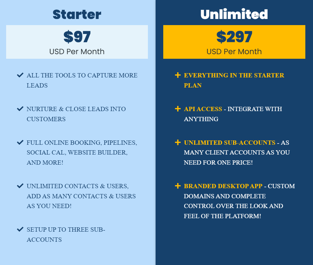 pricing
